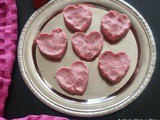Strawberry Sandesh - Heart shape Food idea for Valentines Day