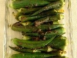 Stuffed Lady finger stir fry / Bharveen Bheendi