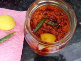 Lemon green chilli pickle |limbu mirchi loncha | mirch nimbu achaar