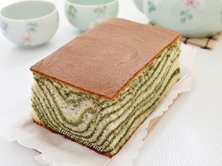 Matcha Marble Castella Cake