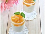 Orange/Peach (No-bake) Cheesecake in Glass plus Giveaway