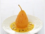 Poached Pears with Saffron 翻红花烩香梨