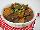 Stewed Beef with Carrot and White Radish