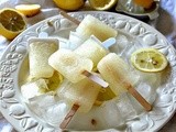 Ghiaccioli di Acqua di Cocco e Limone