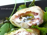 Involtino fichi, caprino e speck