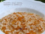 Un classico a modo mio: Risotto alla zucca un po' speziato