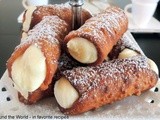 Cannoli with Ricotta and Lemon Curd Cream