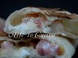 Calzone scamorza e pancetta senza lievito