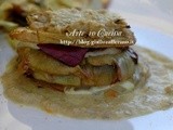 Carciofi patate radicchio e mozzarella al forno senza glutine