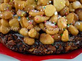 Croccante di mandorle dolce natalizio
