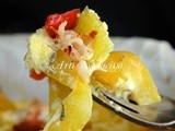 Frittata al forno peperoni prosciutto e formaggio light