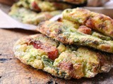 Frittelle di asparagi al forno con patate