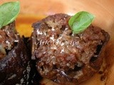 Melanzane ripiene carne e pecorino sardo