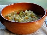 Minestra di verdure ceci e riso
