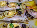 Pesce al forno con limone