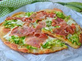 Pizza pane alla ricotta con zucchine in padella