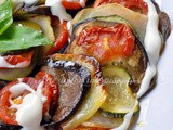 Verdure al forno con besciamella