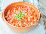 Zuppa di ceci e carne al pomodoro ricetta facile
