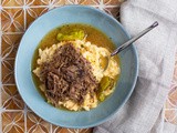 Mississippi Pot Roast + Cheesy Cauliflower Mash