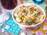 Shrimp & Veggie Pasta Salad with Lemon-Herb Vinaigrette