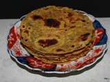 Avocado paratha (Avacoda Indian bread)