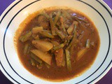 Cluster beans and Potato Curry in Instant Pot (guvar bateta nu shak)
