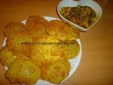 Jeera Puris (Deep fried Spicy Indian bread)