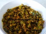 Okra curry (Bhinda nu shak) - Mum's recipe