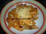Penne Pasta Bake with tomato and  béchamel sauce