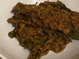Spicy Okra Curry in a hurry