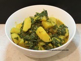 Spinach and Potato curry (Saag Alu)