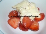 Strawberries with Mascorpone cream