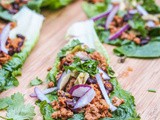 Mexican Turkey Taco Lettuce Wraps {Gluten-Free, Dairy-Free}