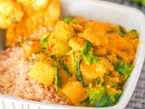 Peruvian Hearty Vegetable Stew with Pumpkin and Fava Beans {gf, Vegan}