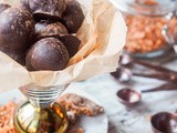 Vegan Hazelnut Truffles with Coconut and Figs {gf}