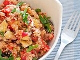 Vegan Mediterranean Quinoa {Gluten-Free}