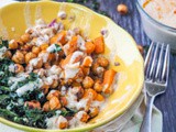 Vegan Power Bowls with Sweet Potato and Kale + Terra’s Kitchen Review