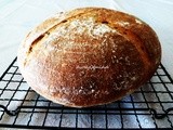 Oolong Tea Rye Cottage Loaf (65C tangzhong method)