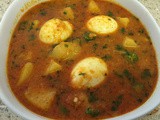 Coconut Potato Egg Curry