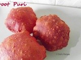 Beetroot Puri | Pink Puri | Colourful Breakfast