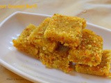 Carrot Coconut Burfi | Easy Indian Sweet Recipe | Video Recipe