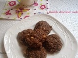 Double chocolate  cookies | Eggless cookies