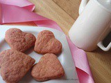 Heart Beet Cookies | Beetroot Cookies | Valetine Day's special | Eggless & Butterless