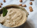 Peanut Chutney/Dip (without coconut) | Chutney Recipe