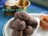 Ragi/Finger millet kara paniyaram | Breakfast/dinner recipe