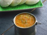 Tiffin Sambar | Moong Dal Sambar | Sambar wirh Freshly Ground Masala | Side dish for Idli/Dosa