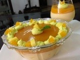 Mango Pana Cotta with Fresh Mango Jelly