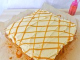 Banana Maple Cake with Salted Caramel Swirl
