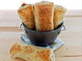 Dark Chocolate Star Anise and Pear Spring Rolls