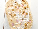 Homemade Peanut Butter and Marshmallow Ice Cream